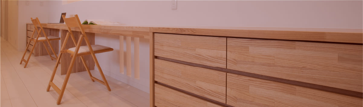 温かみのあるリビング