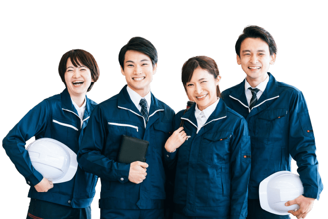 三枡建設のスタッフ達