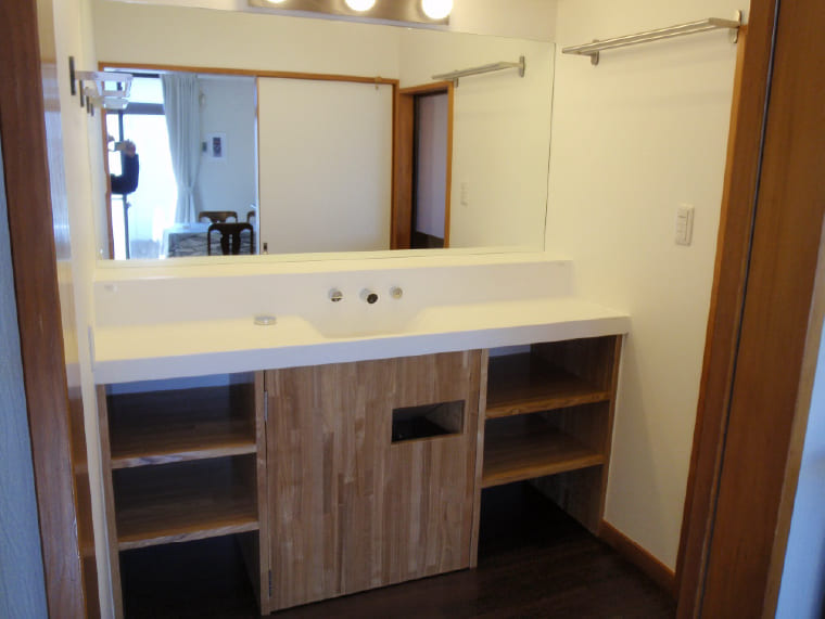 洗面台のリフォーム