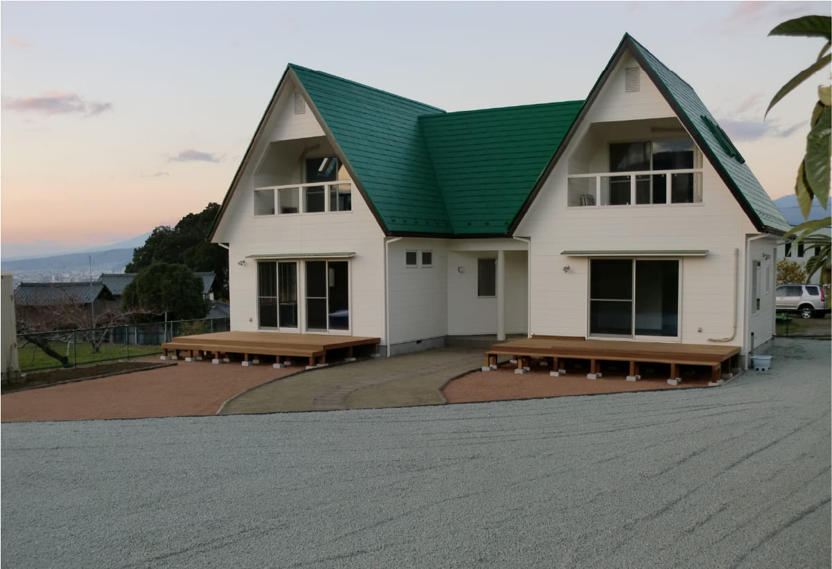 木を基調としたリビング