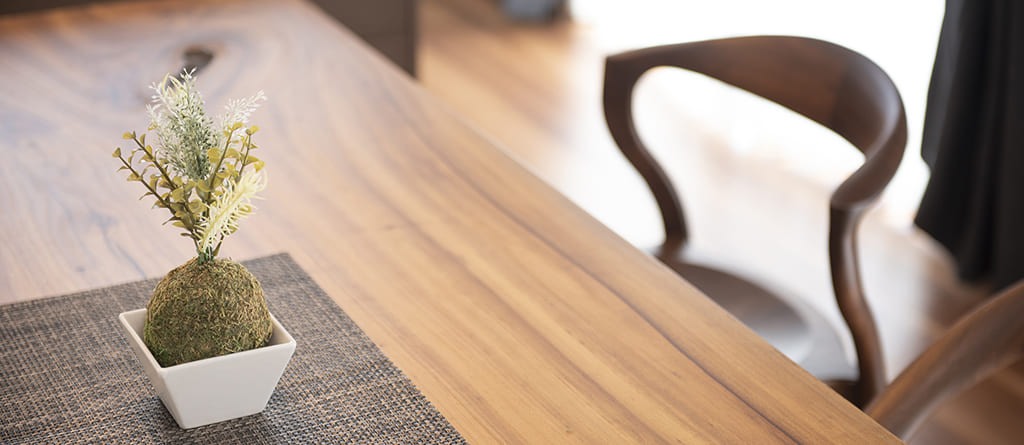 三枡建設が建てた家のリビング